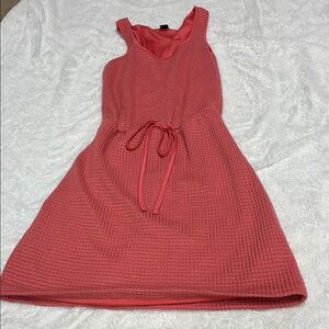 Elegant Pink Sleeveless Dress
